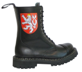 Glady - boty CAMPILOT BLACK CZECH FLAG, 10 dírek