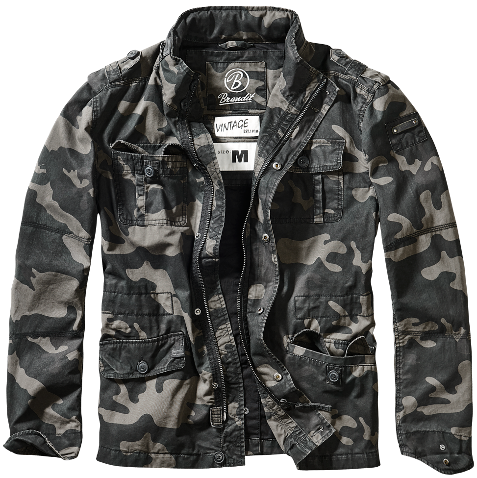 AKCE: Bunda Britannia Jacket - darkcamo, VELIKOST M = SLEVA 400,- Kč